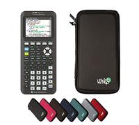 TI-84 Plus CE-T Calcolatrice “Python Edition” con custodia protettiva di WYNGS nera, set base