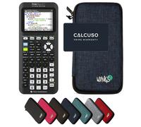 TI-84 Plus Ce -T Python Edition con Custodia Protettiva WYNGS inclusa Blu - Calcolatrice Grafica - Pacchetto Base