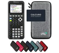 TI-84 Plus Ce -T Python Edition con Custodia Protettiva WYNGS inclusa Grigio Chiaro - Calcolatrice Grafica - Pacchetto Base