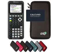 TI-84 Plus Ce -T Python Edition con Custodia Protettiva WYNGS inclusa Nero - Calcolatrice Grafica - Pacchetto Base