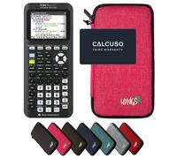 TI-84 Plus Ce -T Python Edition con Custodia Protettiva WYNGS inclusa Rosa - Calcolatrice Grafica - Pacchetto Base