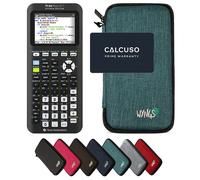 TI-84 Plus Ce -T Python Edition con Custodia Protettiva WYNGS inclusa Turchese - Calcolatrice Grafica - Pacchetto Base