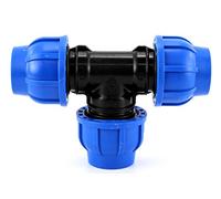 TI A COMPRESSIONE PP PN16-40 x 40 x 40 - raccordo tubi polietilene TEE