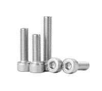 ti a testa cilindrica con esagono incassato, Bulloni a testa con esagono incassato in acciaio inossidabile M7 M9 completamente filettati 1,0 mm,25 passo 10-100(35mm,M7x1.0mm 1pc)