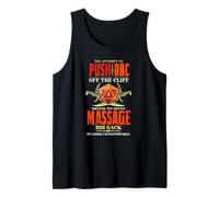 Ti allunghi per Spingere Il Gioco di Ruolo Orc Fantasy Gaming D20 Fail Canotta