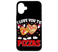 Ti amo alle pizze Custodia per iPhone 16 Plus