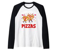 Ti amo alle pizze Maglia con Maniche Raglan