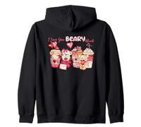Ti Amo Beary Much Cute Bear Romance Felpa con Cappuccio