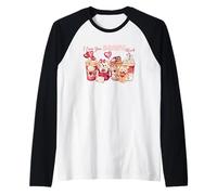 Ti Amo Beary Much Cute Bear Romance Maglia con Maniche Raglan