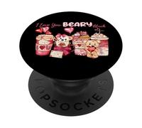 Ti amo Beary Much Cute Bear Romance PopSockets PopGrip Adesivo