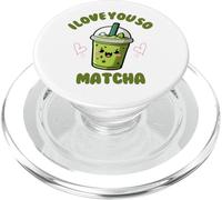 Ti amo così Matcha Kawaii Matcha Tea Pun PopSockets PopGrip per MagSafe