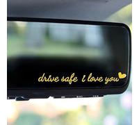 Ti amo guidare SAFE SCHERR SCODER | Retroview Mirror Decal, per veicoli per Dashboard Paradone Scooter SUV Truck Bernici Autostrada Autostrada ogni giorno