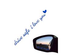Ti amo guidare SAFE SCHERR SCODER | Retroview Mirror Decal, per veicoli per Dashboard Paradone Scooter SUV Truck Bernici Autostrada Autostrada ogni giorno