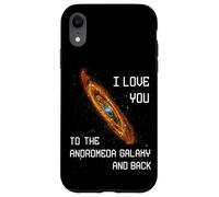 Ti amo nello spazio fantascientifico della galassia di Andromeda e del retro Custodia per iPhone XR