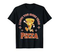 Ti Amo più della Pizza retrò Vintage San Valentino Maglietta