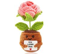 Ti amo regali per donne e uomini, regalo per coppia, regalo per partner, anniversario di matrimonio, anniversario per lui, serie di patate positive (rose rose)