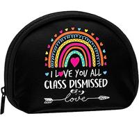 Ti amo tutta la classe licenziato ultimo giorno di scuola portamonete portafoglio donne e ragazze carino moda borsa cambio portachiavi donna borsa regalo