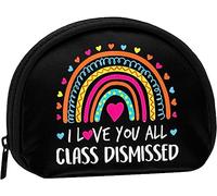 Ti amo tutta la classe licenziato ultimo giorno di scuola portamonete portafoglio donne e ragazze carino moda borsa cambio portachiavi donna borsa regalo