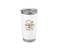 ti amo un caffellatte Bicchiere termico in acciaio inox doppia parete