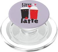 Ti amo UN LATTE MOLTO San Valentino Pun Meme PopSockets PopGrip per MagSafe