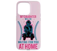 Ti aspetterò a casa per la mamma Softball Custodia per iPhone 15 Pro Max