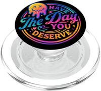 Ti auguro il giorno in cui meriti Rainbow Smile PopSockets PopGrip per MagSafe