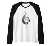 Ti auguro Un Natale Delizioso Maglia con Maniche Raglan