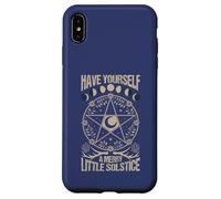 Ti auguro una buona vacanza di Natale con il piccolo solstizio Custodia per iPhone XS Max