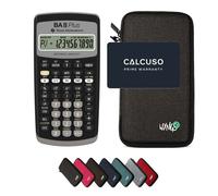 TI-BA II Plus con Custodia Protettiva WYNGS inclusa Grigio Scuro - Calcolatrice Finanziaria - Pacchetto Base