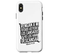 Ti darò riposo - Matteo 11:28 Scrittura spagnola Custodia per iPhone X/XS