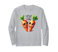 Ti dico Quanto Ti Amo Coppia vegetariana Maglia a Manica
