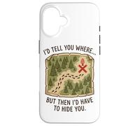 Ti dirò dove ma poi dovrei nasconderti Morel Hunter Custodia per iPhone 16