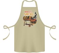 Ti Dispiace Se Fumo Divertente Grembiule In Cotone Per BBQ 100% Biologico
