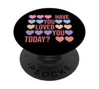 Ti hai amato oggi Self Love Hearts PopSockets PopGrip Adesivo