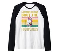Ti Ho Appena Cotto Un po 'Chiuso l'unicorno Fucupcakes Maglia con Maniche Raglan