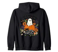 Ti Ho Fatto Un Incantesimo Ghost Pumpkin Cat Felpa con Cappuccio