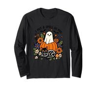 Ti Ho Fatto Un Incantesimo Ghost Pumpkin Cat Maglia a Manica