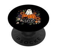 Ti ho fatto un incantesimo Ghost Pumpkin Cat PopSockets PopGrip Adesivo
