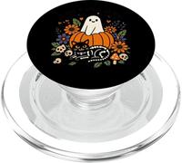 Ti ho fatto un incantesimo Ghost Pumpkin Cat PopSockets PopGrip per MagSafe