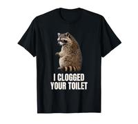 Ti Ho intasato Il Lato della Toilette Meme Raccoon Maglietta