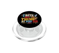 Ti mordo il pollice letteratura Teatro Nerd Shakespeare PopSockets PopGrip per MagSafe