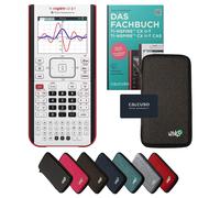 TI-Nspire CX II-T con custodia protettiva Grigio scuro e manuale (160 pagine, 17x24cm) - Calcolatrice grafica - Smart Set