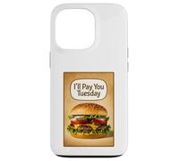 Ti pagherò martedì Hamburger Custodia per iPhone 13 Pro