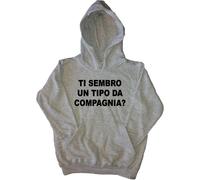 Ti Sembro un Tipo Felpa con Cappuccio Bambino Simpatica