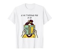 Ti sento Non Leggo Regalo Umorismo Ratto da Biblioteca Maglietta