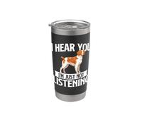 Ti sento, non sto ascoltando - Brittany Spaniel Dog Mom Bicchiere termico in acciaio inox doppia parete