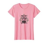 Ti siedi su Un Trono di bugie - Corona Gotica Maglietta, Donna, Rosa, XS