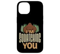 Ti sto accovacciando Divertente credente di Sasquatch Custodia per iPhone 14