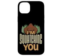 Ti sto accovacciando Divertente credente di Sasquatch Custodia per iPhone 14 Plus