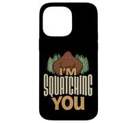 Ti sto accovacciando Divertente credente di Sasquatch Custodia per iPhone 14 Pro Max